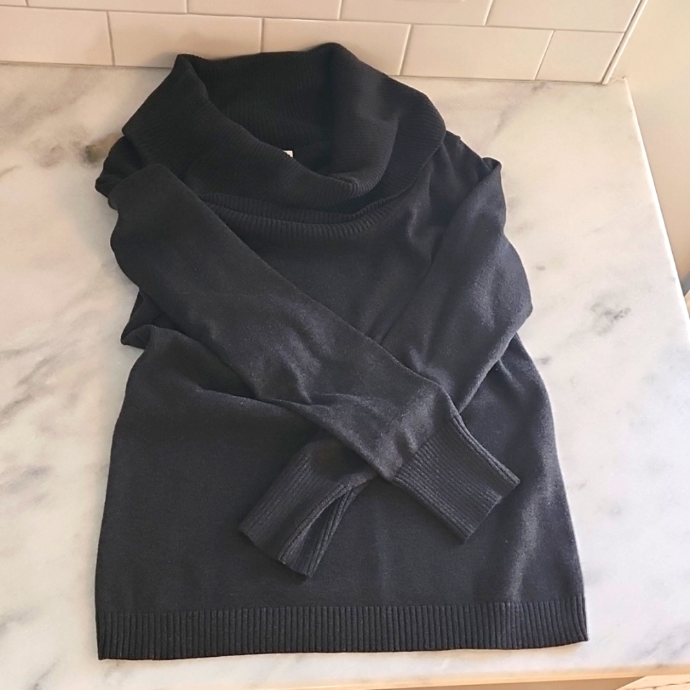 * LOFT gray cowl neck sweater